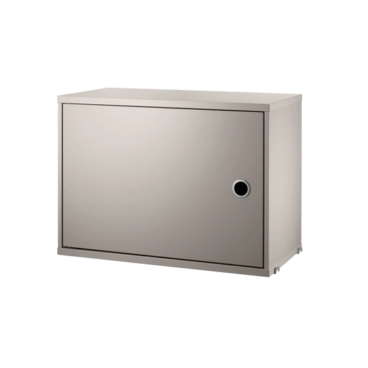 Cabinet with swing door - W58 x D30 x H42, Beige - image 2