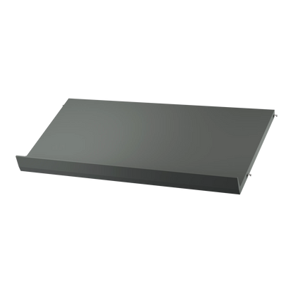 Magazine shelf solid - W78 x D30 x H15, Dark grey - image 2