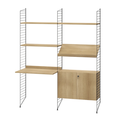 Workspace I Black/Oak