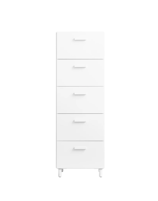 Relief Chest of drawers, tall White