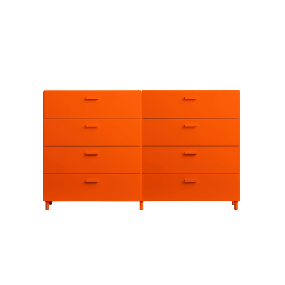 Two wide Relief drawers with legs Orange - image 5