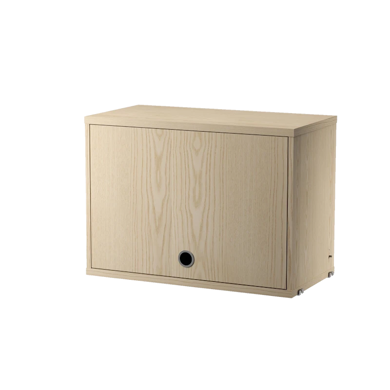 Cabinet with flip door - W58 x D30 x H42, Ash