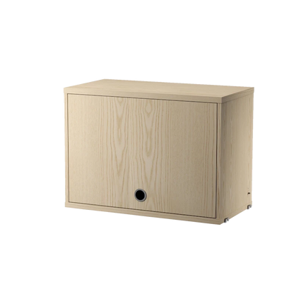 Cabinet with flip door - W58 x D30 x H42, Ash