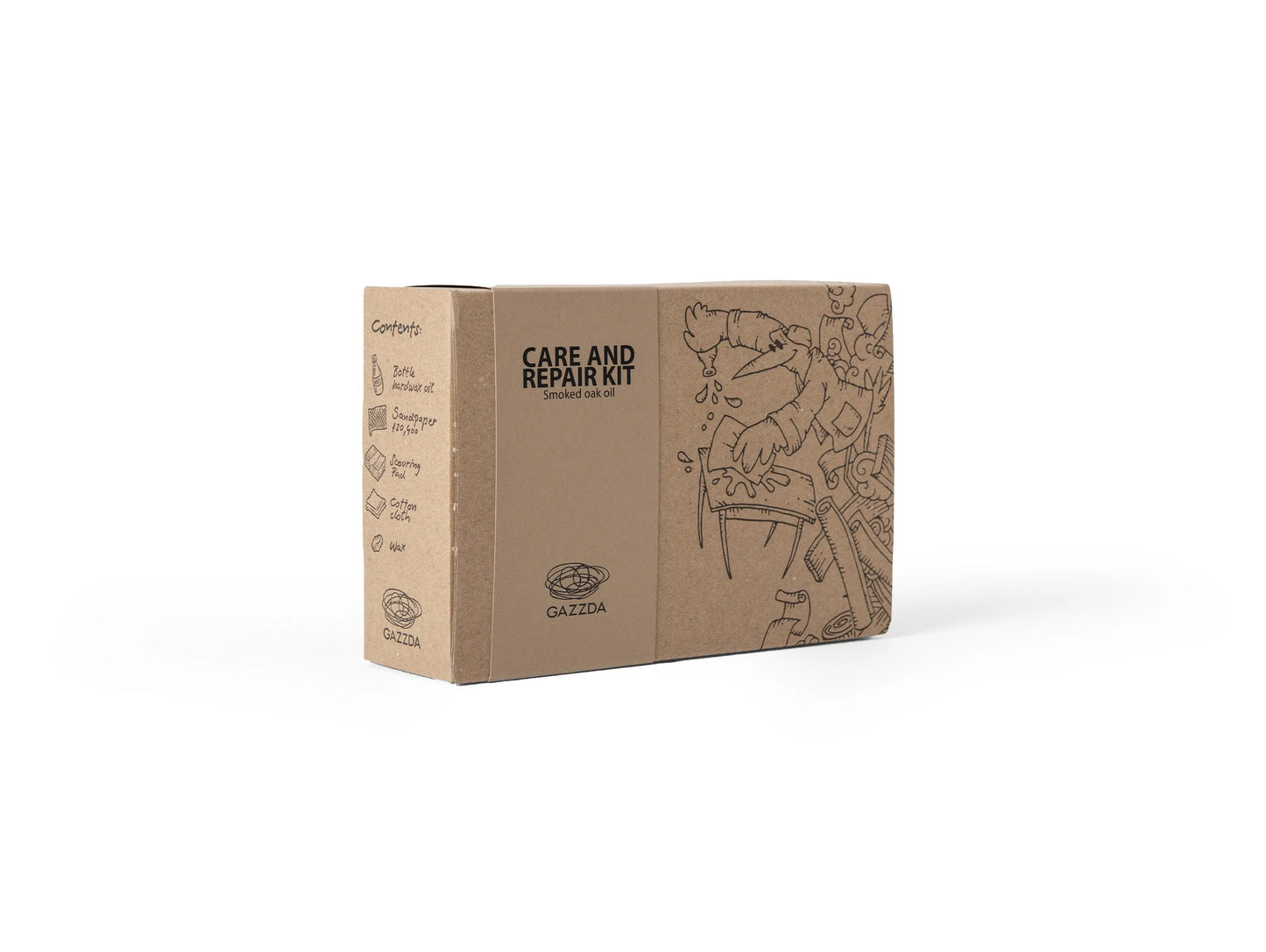 Solid Wood Care & Repair Kit - Care & Repair Kit - Care & Repair Kit - Solid Wood Oak White Oil