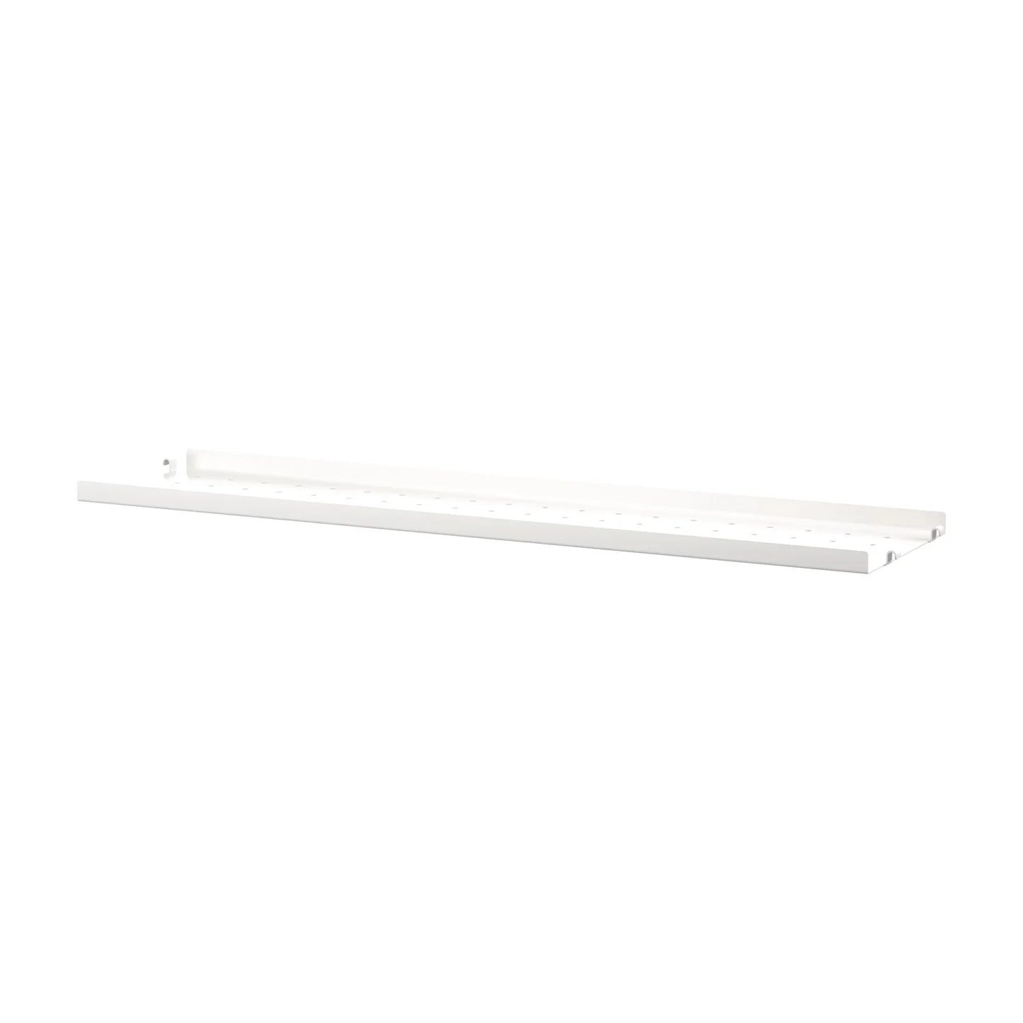 Metal shelf low edge - W78 x D20, White - image 4