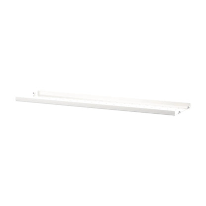 Metal shelf low edge - W78 x D20, White - image 4