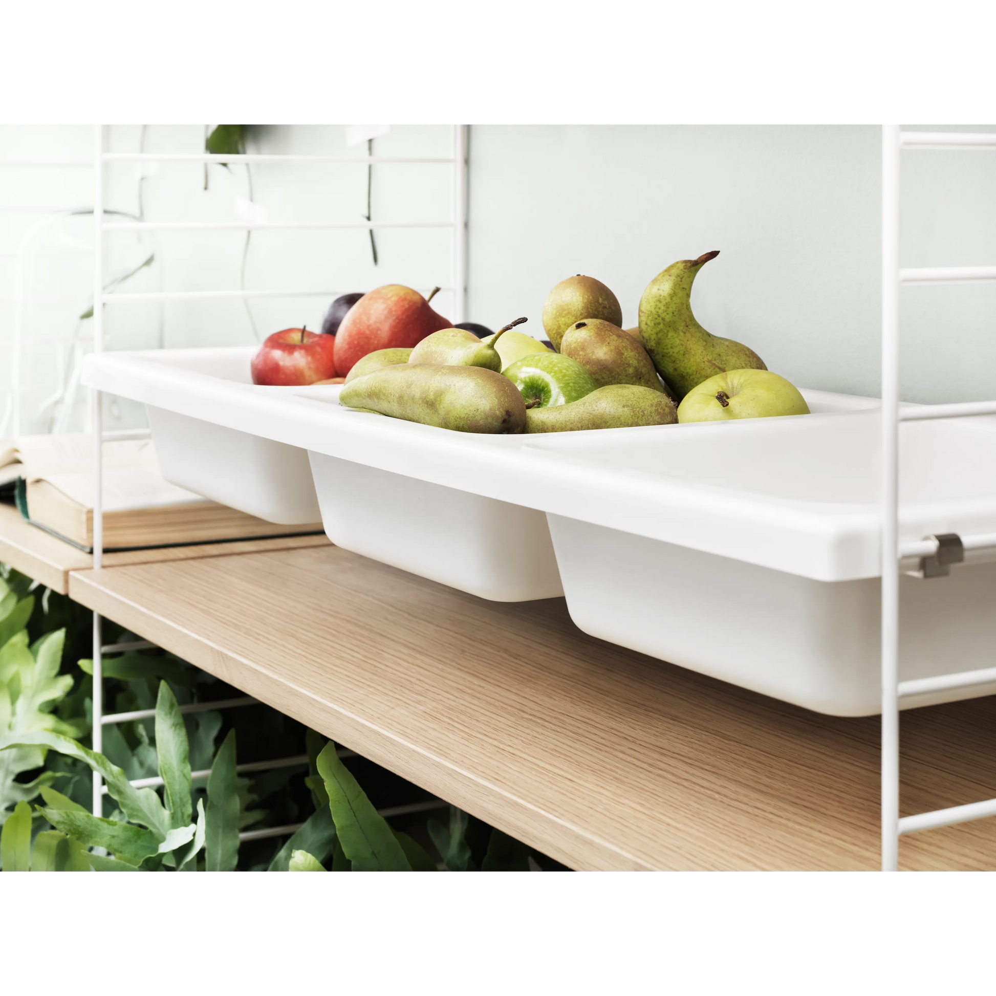 Bowl shelf - W78 x D30, White - image 2