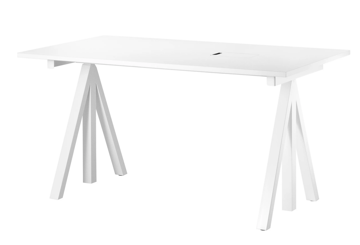Work desks 140x78 White/White laminate - image 3