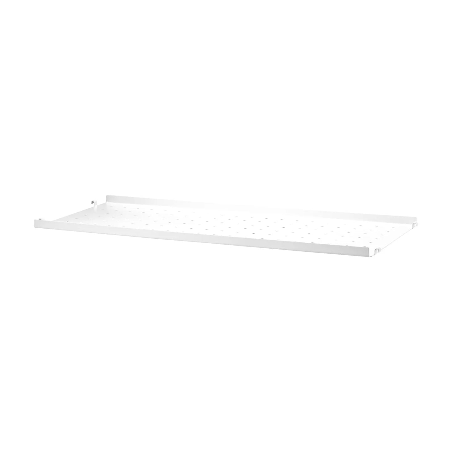 Metal shelf low edge - W78 x D30, White - image 4