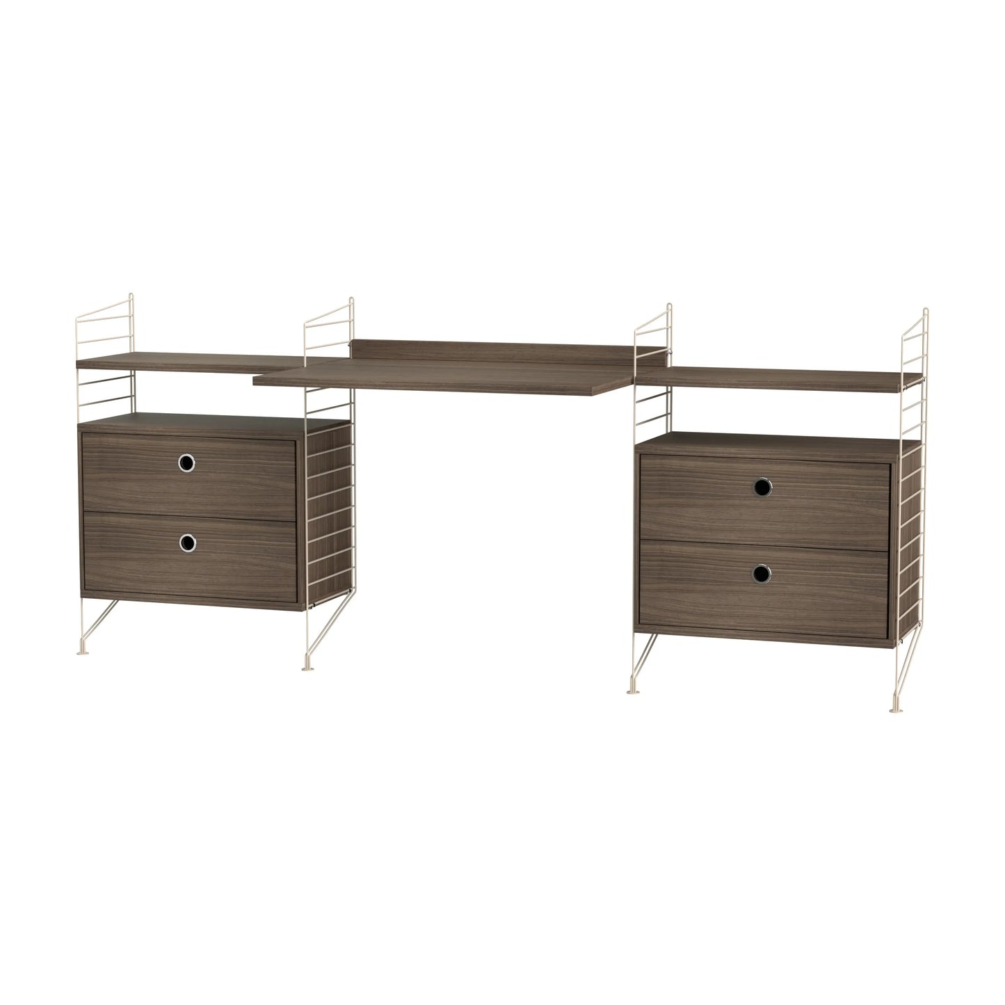Workspace C Beige/Walnut - image 4