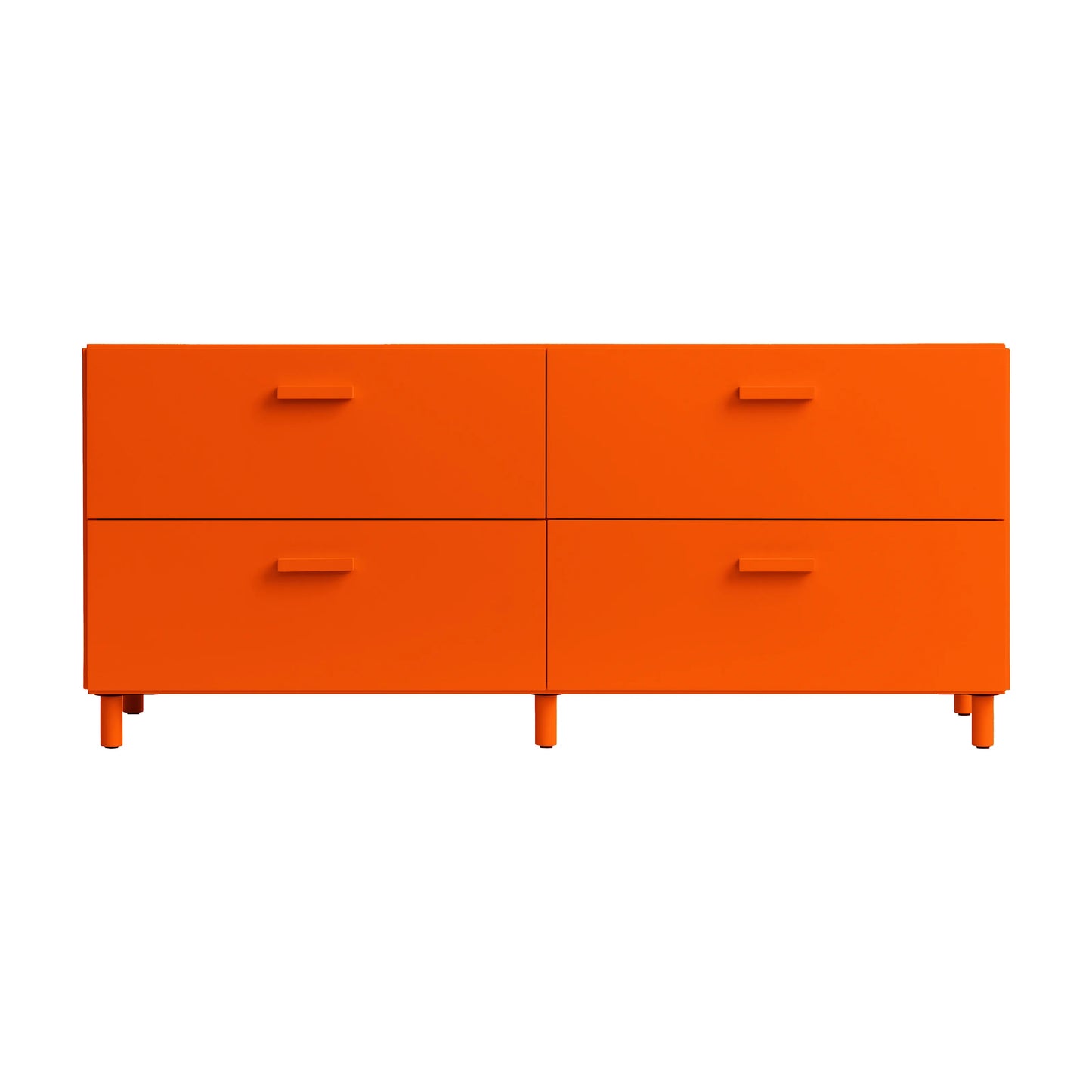Relief Chest of drawers, low Orange - image 7
