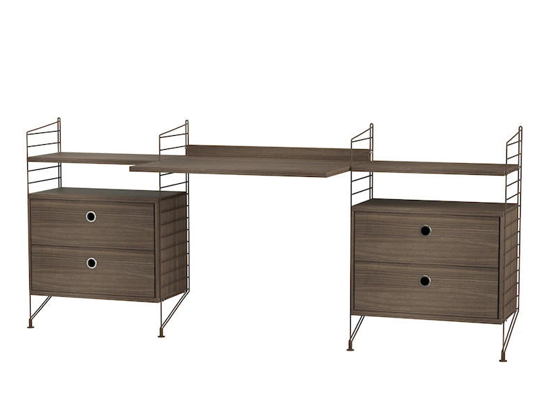 Workspace C Brown/Walnut