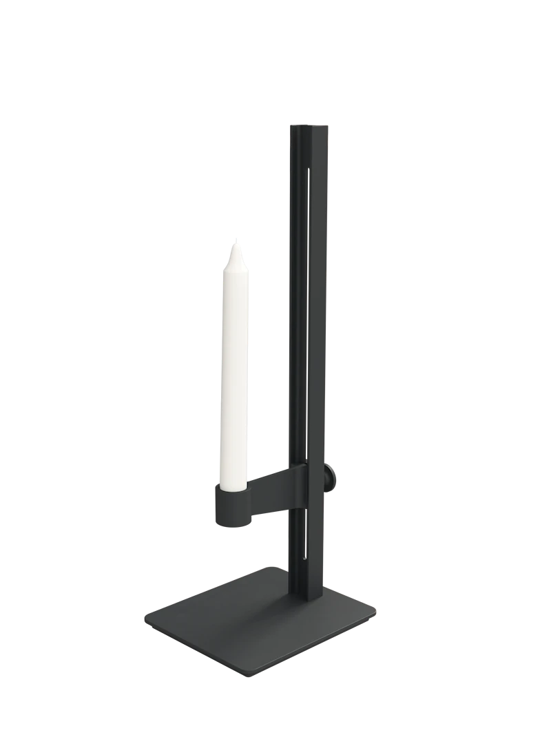 Museum Candle Holder - Black