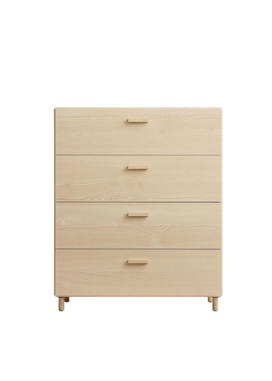 Relief Chest of drawers, wide Ash/Ash