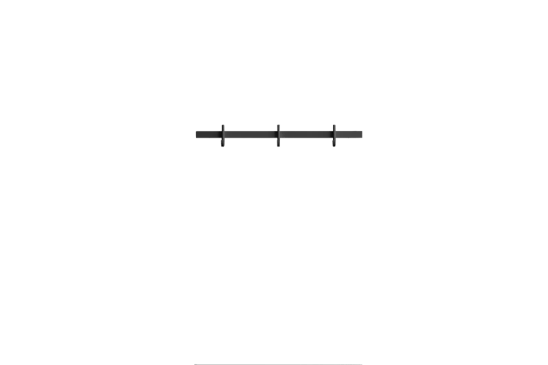 Relief Hook rail, Small - W41, Grey