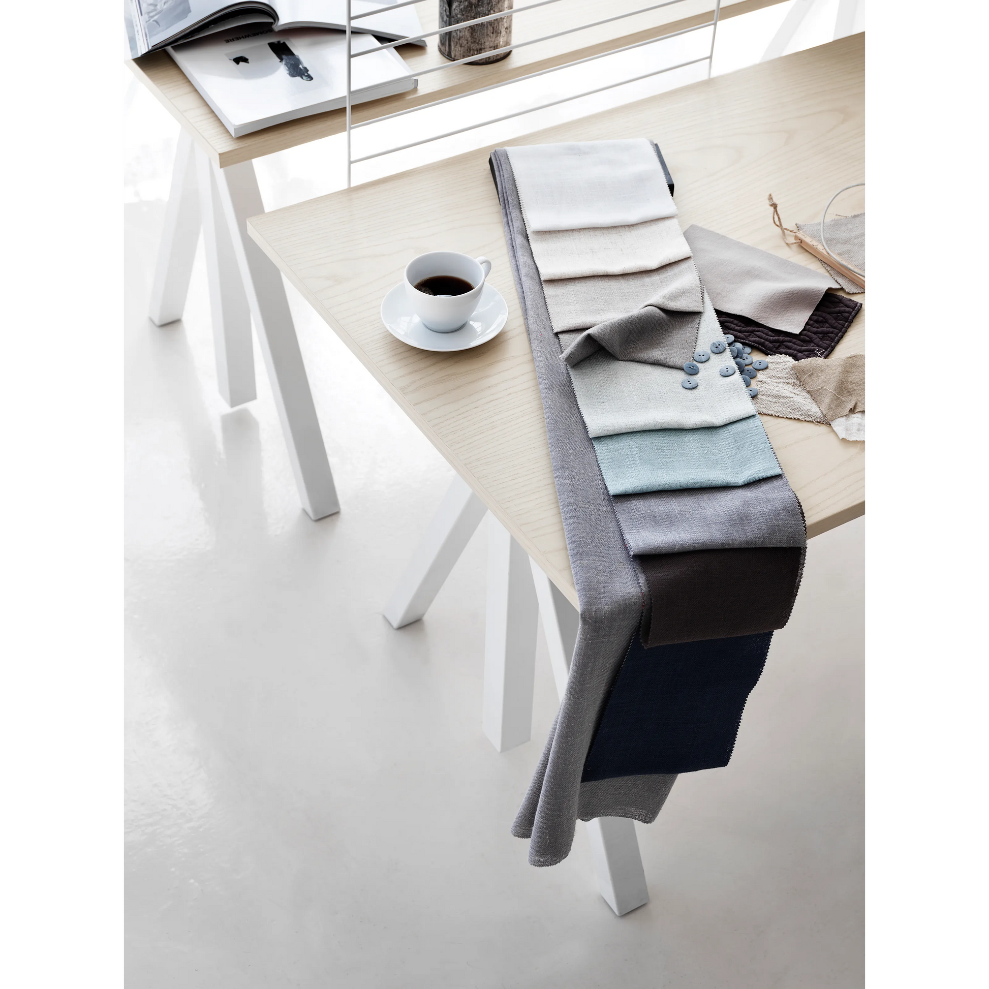 Work desks 180x90 White/Ash - image 2