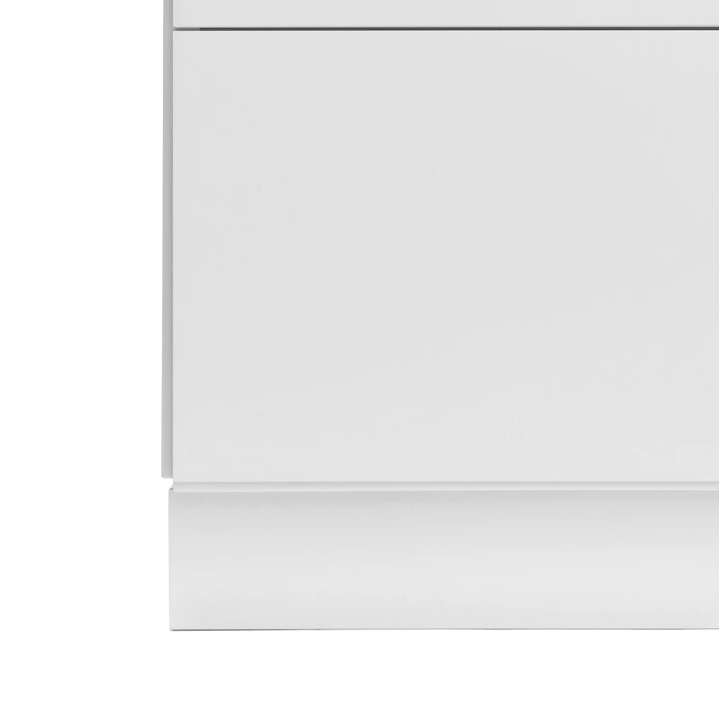 Relief Plinth, Low - Low, W123 x H6,8, White