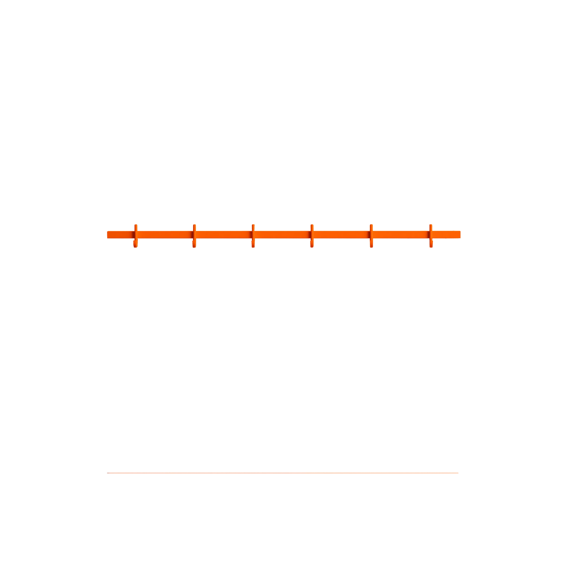 Relief Hook rail, Medium - W82, Orange - image 3
