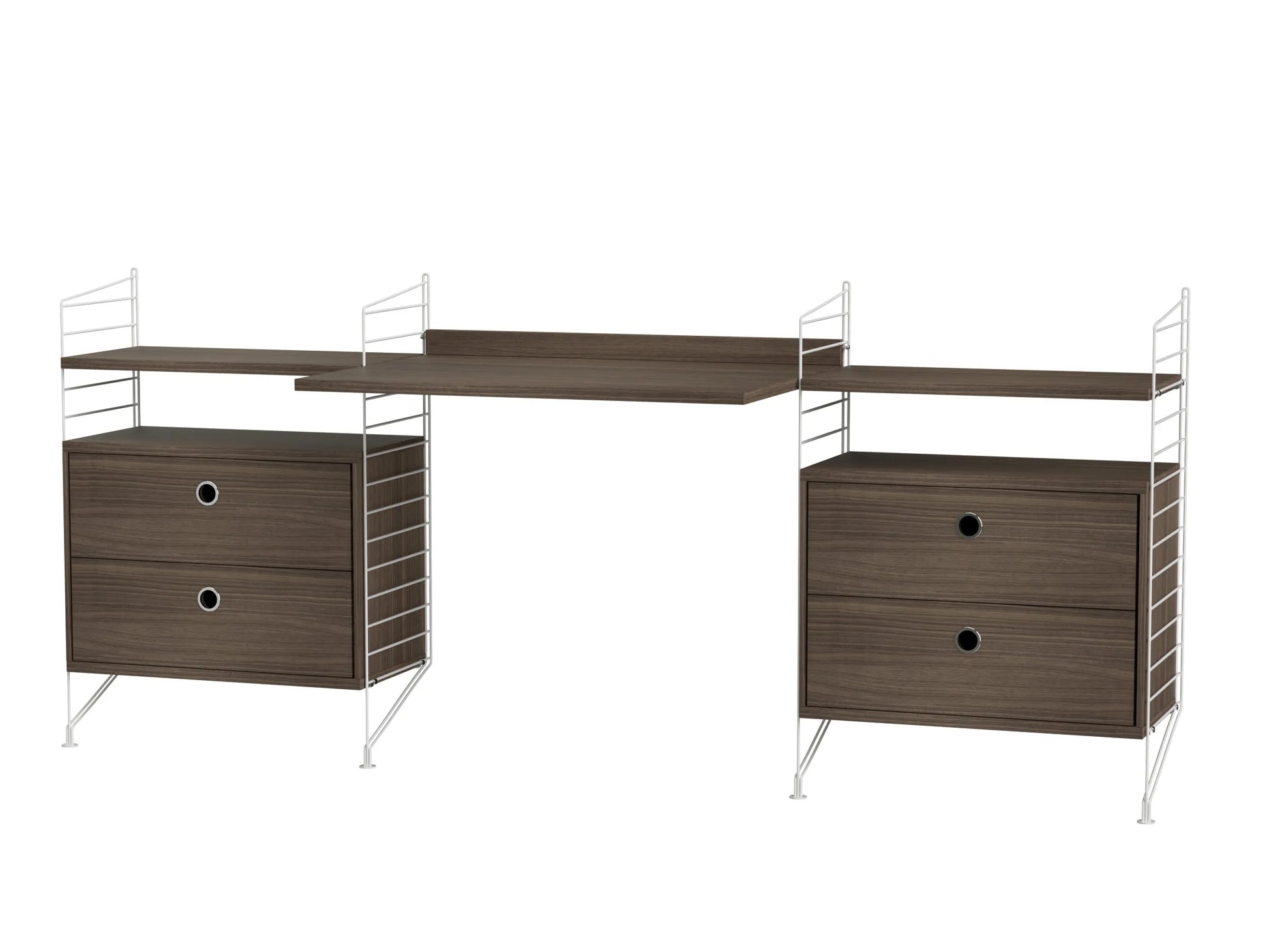 Workspace C White/Walnut - image 3