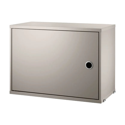 Cabinet with swing door - W58 x D30 x H42, Beige - image 3