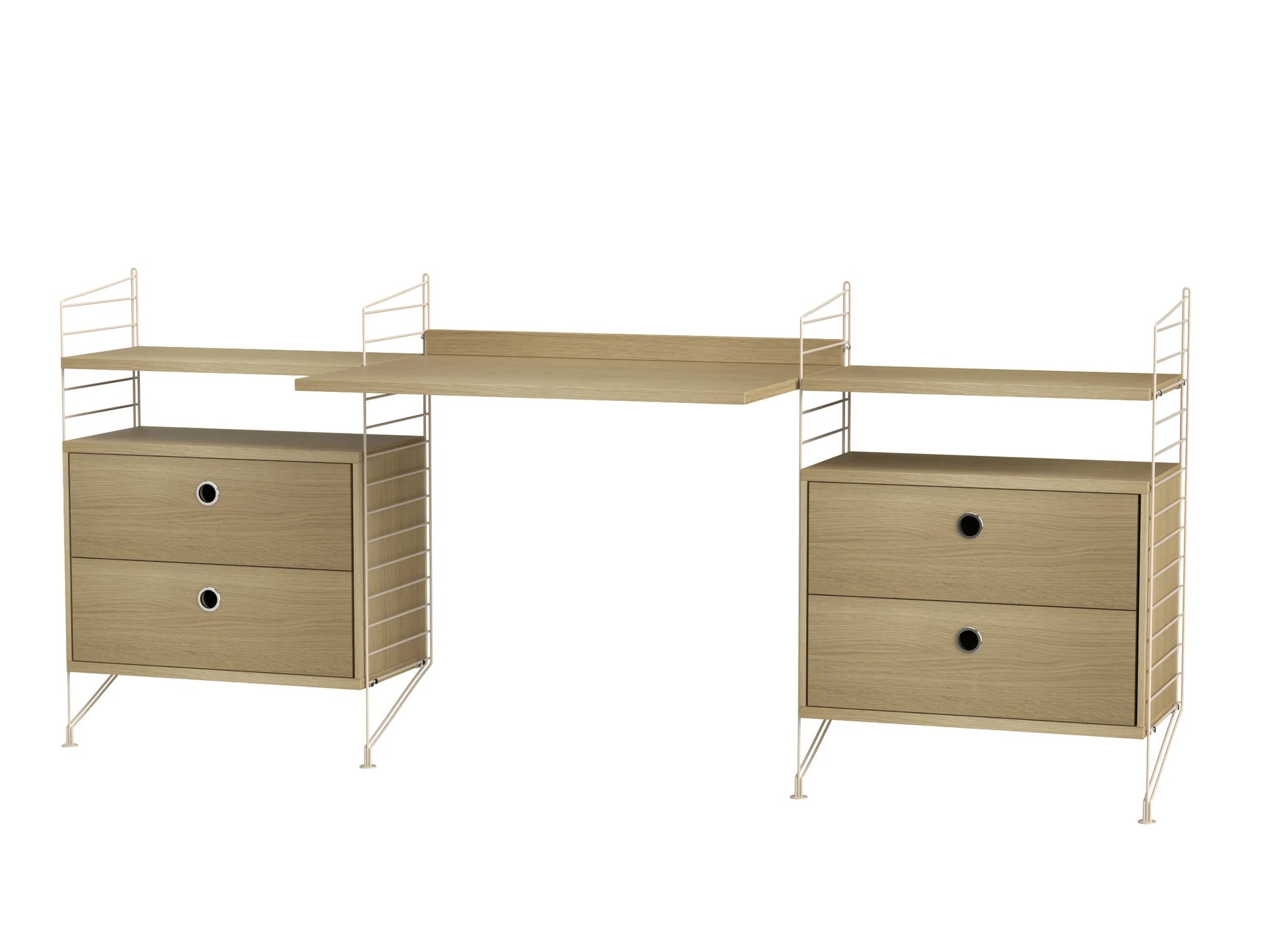 Workspace C Beige/Oak - image 3