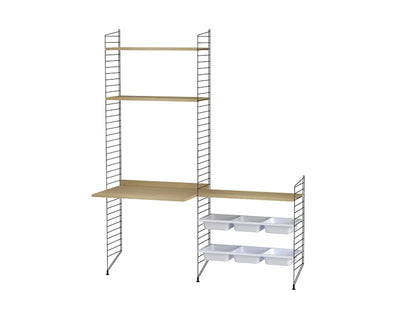 Kids room E Black/Oak