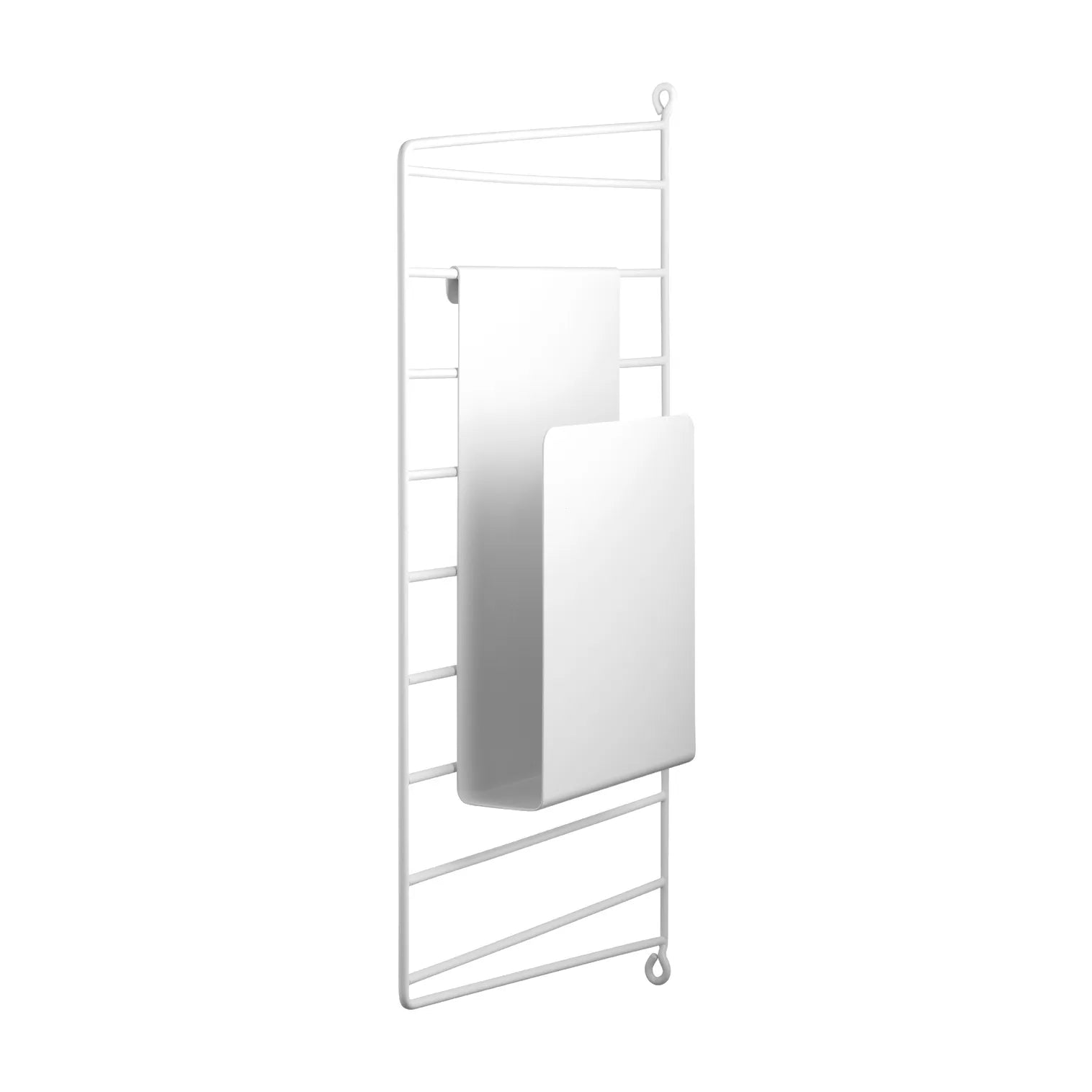 Magazine holder - D17 x H27, White - image 4