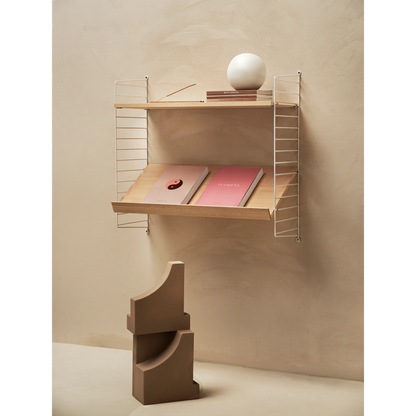 Magazine shelf solid - W58 x D30 x H15, Ash - image 2