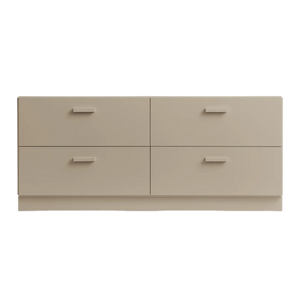 Relief Chest of drawers, low Beige