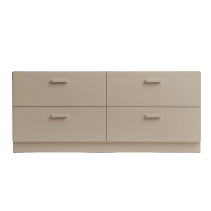 Relief Chest of drawers, low Beige - image 4