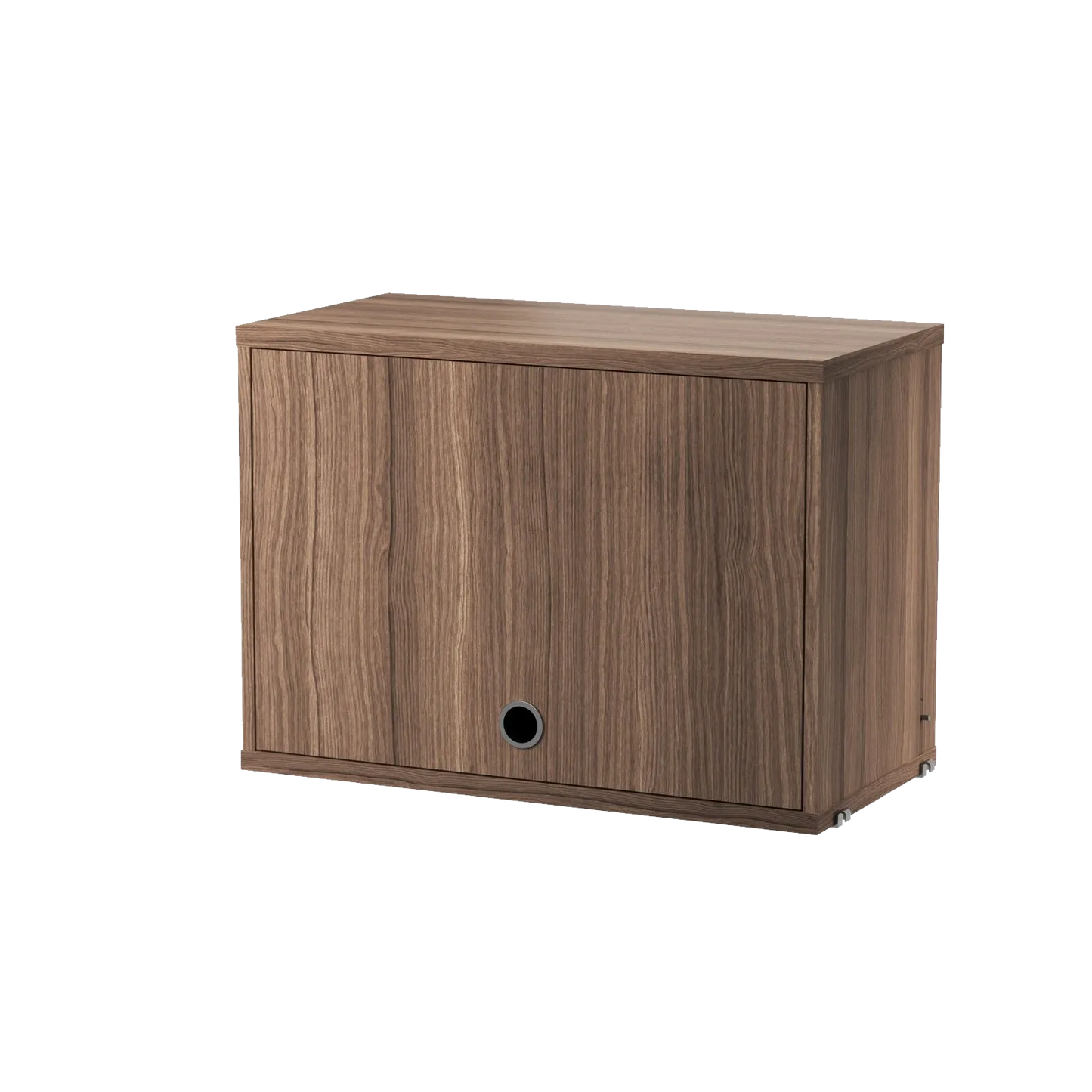 Cabinet with flip door - W58 x D30 x H42, Walnut - image 3