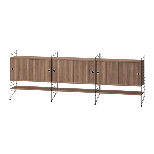 Living room F Black/Walnut