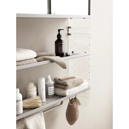 Metal shelf low edge - W78 x D20, White - image 2