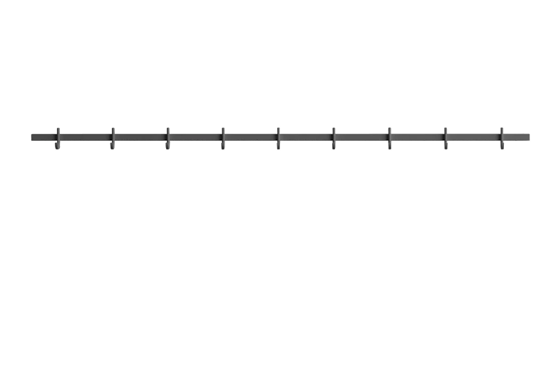 Relief Hook rail, Large - W123, Grey