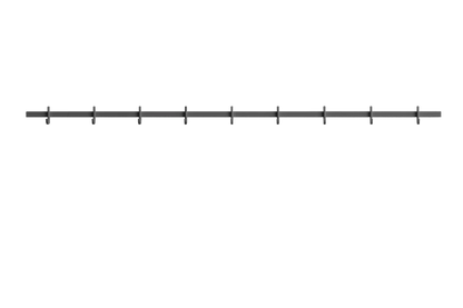 Relief Hook rail, Large - W123, Grey