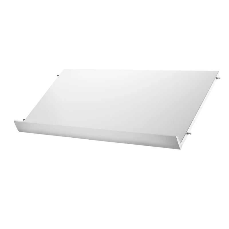 Magazine shelf solid - W78 x D30 x H15, White