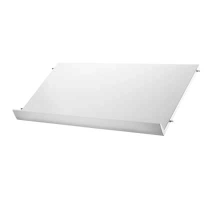 Magazine shelf solid - W78 x D30 x H15, White