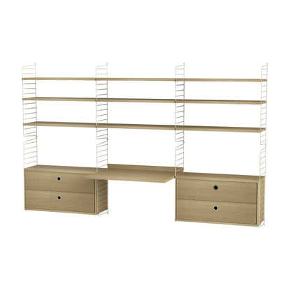 Workspace F Beige/Oak - image 4