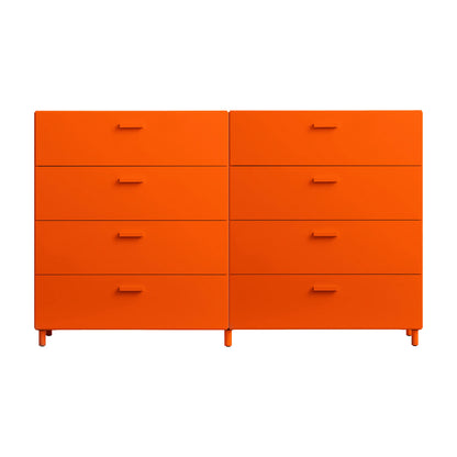 Two wide Relief drawers with legs Orange - image 6