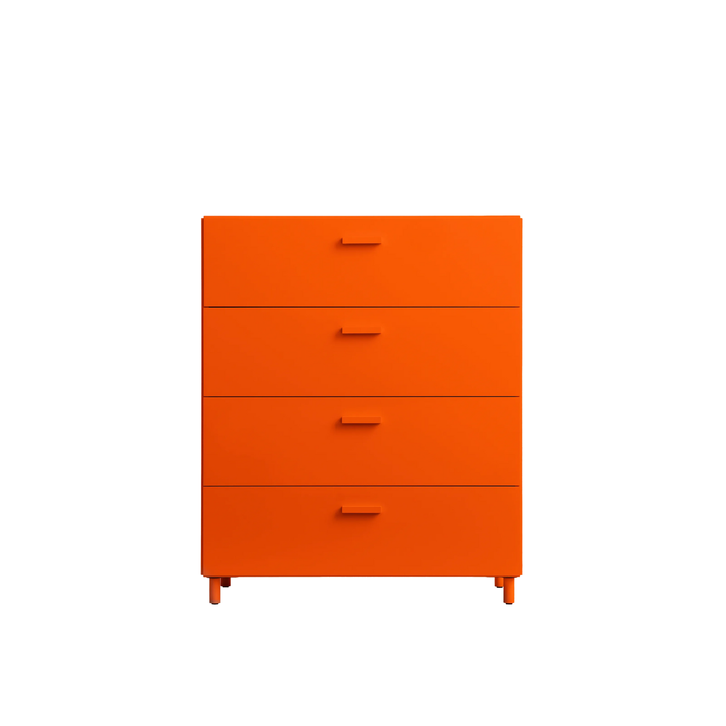 Relief Chest of drawers, wide Orange - image 4