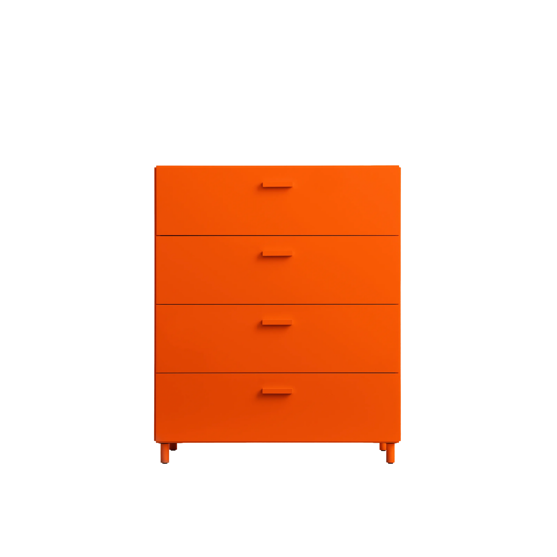 Relief Chest of drawers, wide Orange - image 4