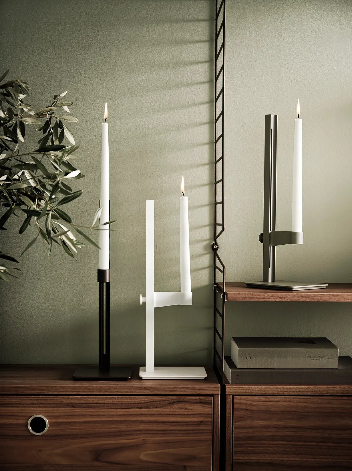 Museum Candle Holder - Dark brown - image 2