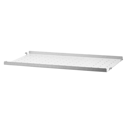 Metal shelf low edge galvanized - W58 x D30, Galvanized