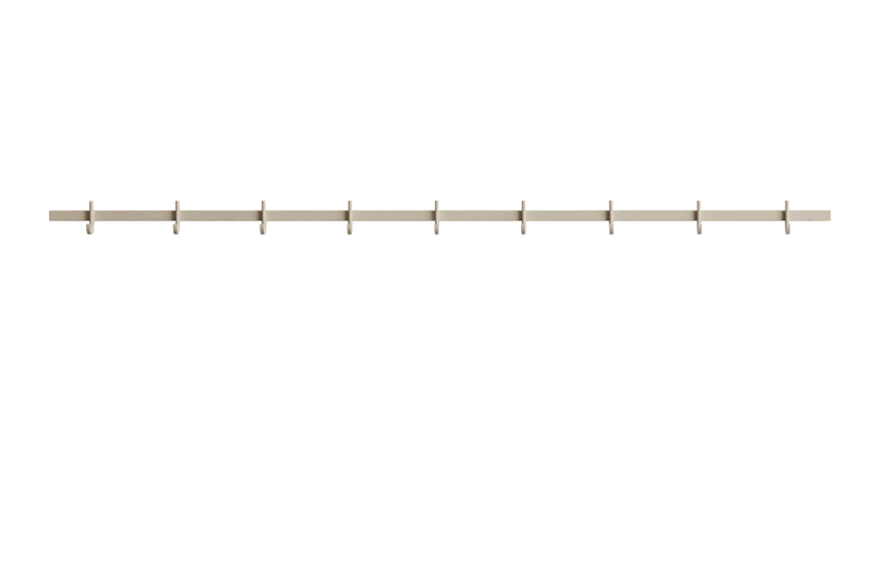 Relief Hook rail, Large - W123, Beige