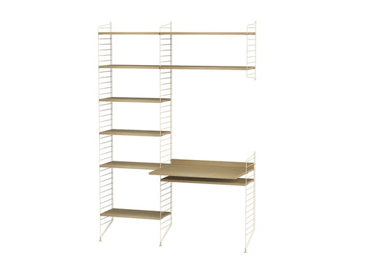 Workspace G Beige/Oak