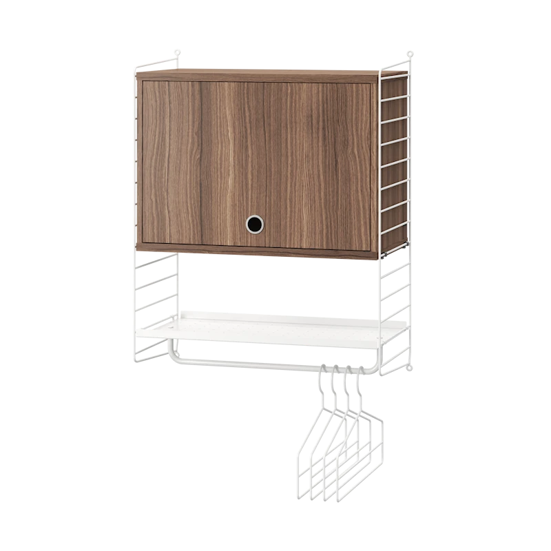 Hallway V White/Walnut