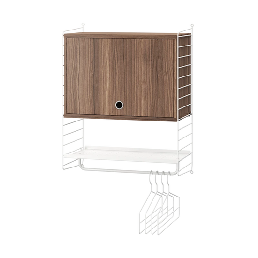 Hallway V White/Walnut