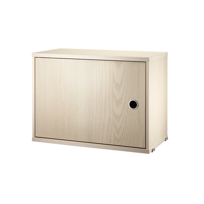 Cabinet with swing door - W58 x D30 x H42, Ash