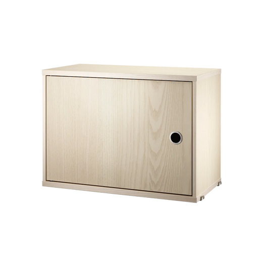 Cabinet with swing door - W58 x D30 x H42, Ash