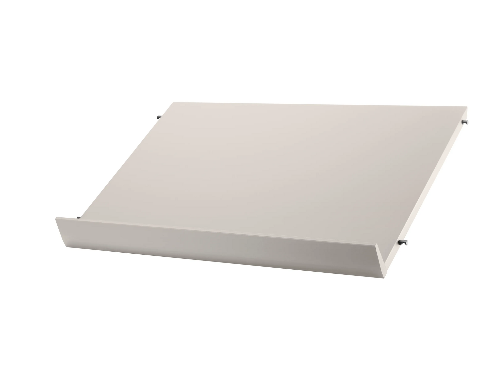 Magazine shelf solid - W58 x D30 x H15, Beige - image 2